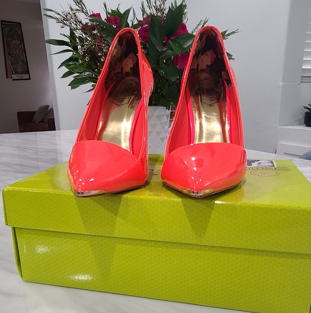 Ted Baker Neon Pink Heels